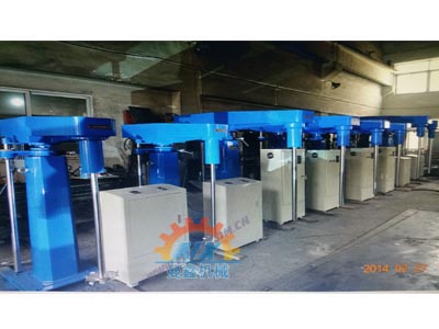 分散機(jī)完成，交付使用